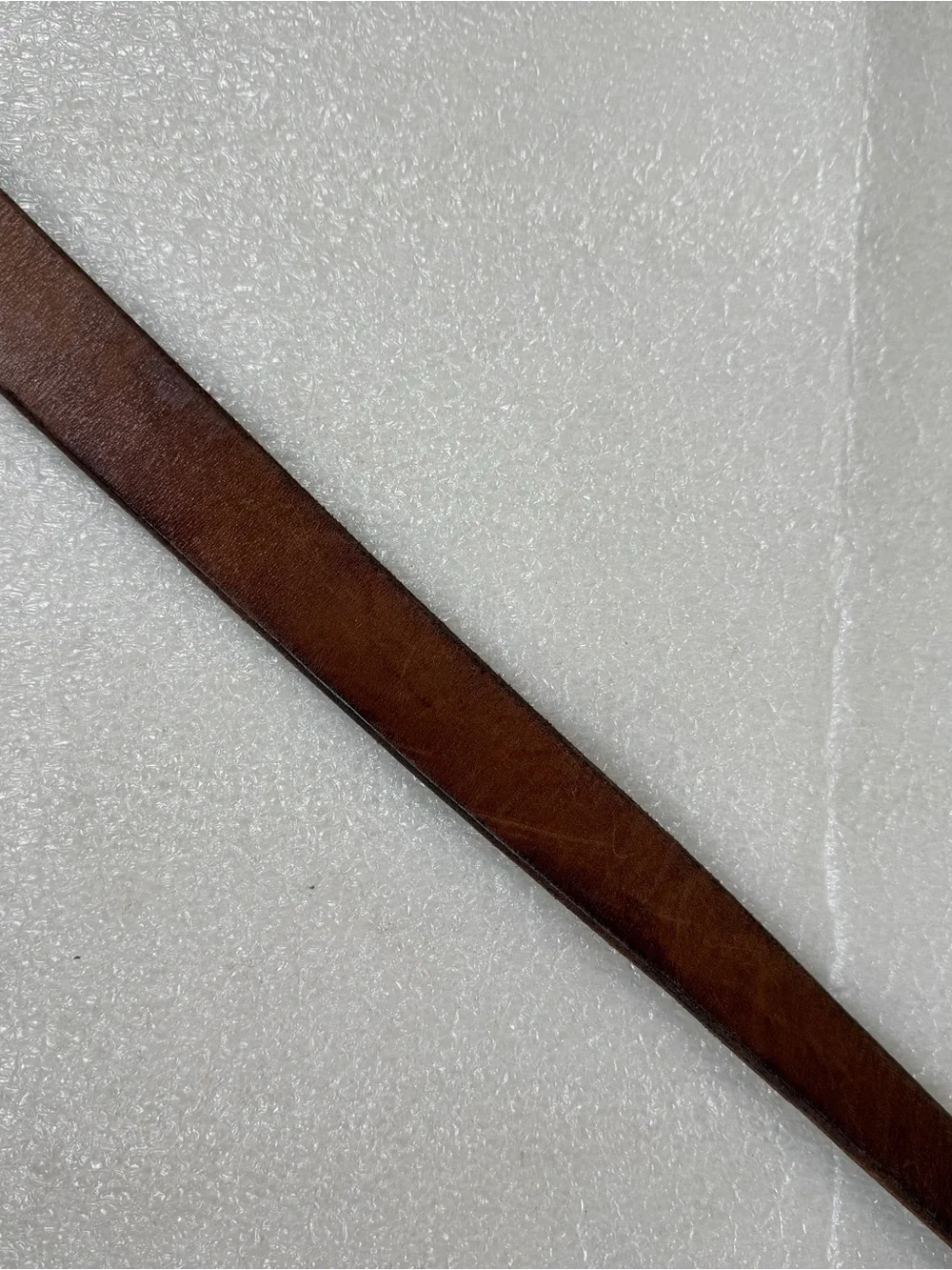 Vintage Polo Ralph Lauren Men’s 38 Brown Leather Clasp And D-Ring Belt note